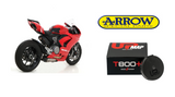 Bundle: Arrow titanium Works silencer 71160PK for Ducati Panigale V2 2020-2023 + UpMap